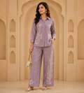 Lavender Embroidered Cordset