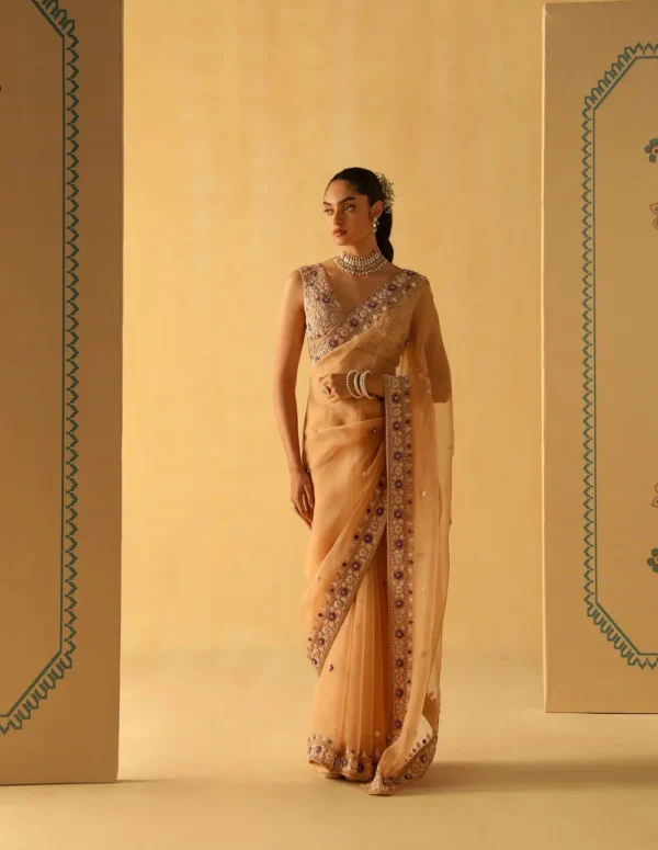 Gold Saree Set